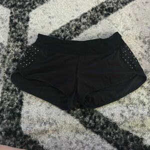 black speed ups with polka dots